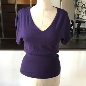 Purple Bedo Short Sleeve Top L